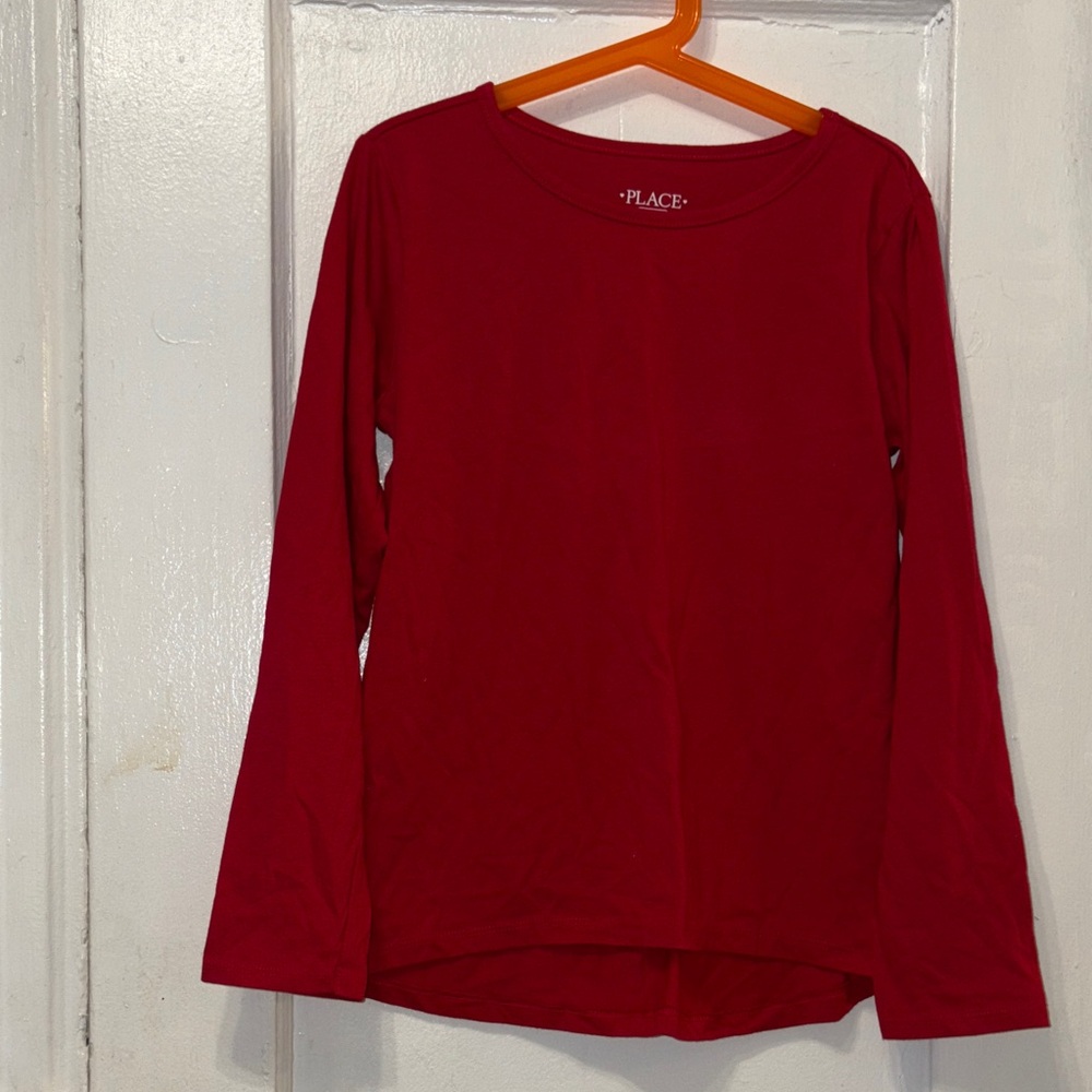 The Children's Place Bold Red Long Sleeve Tee